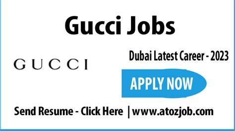 gucci job requirements